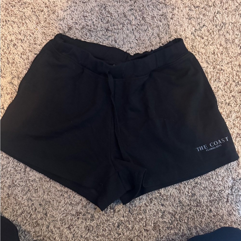 Women's Black Athletic Shorts